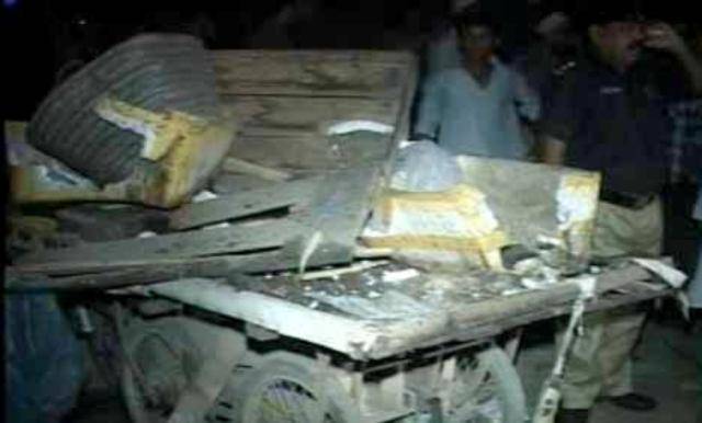  حیدری بم دھماکوں کے مبینہ ملزم کا خاکہ جاری