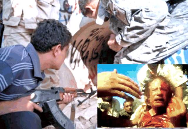 قذافی کو سرکوزی کے ایجنٹوں نے مارا : برطانوی اخبار کا انکشاف 