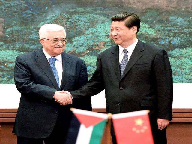 فلسطین کے صدر محمود عباس چین پہنچ گئے 