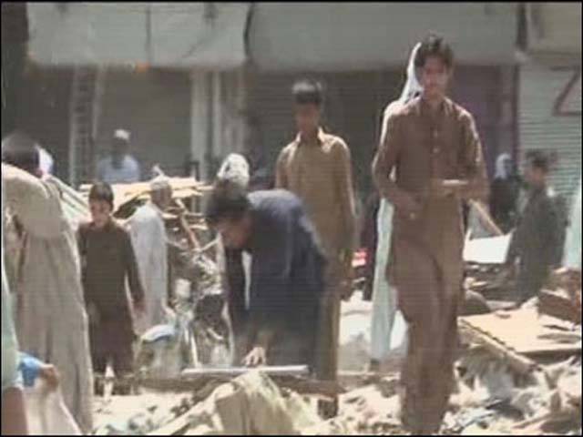  پشاور: تجاوزات کیخلاف آپریشن،ہزار سے زائد دکانیں مسمار
