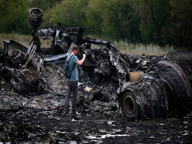 یوکرائن میں ملائیشین طیارے کی تباہی کی ابتدائی رپورٹ جاری 