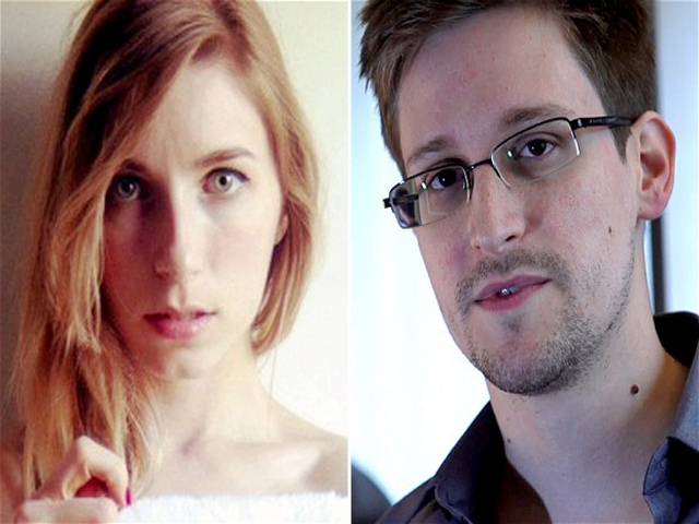 امریکی راز فاش کرنیوالے سنوڈن کی دوست بھی ماسکو پہنچ گئیں 