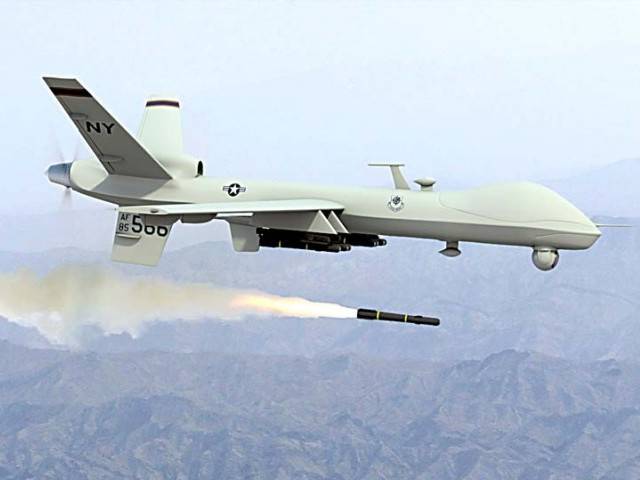 پاک افغان بارڈر پر ڈرون حملہ ، 5 دہشت گرد ہلاک