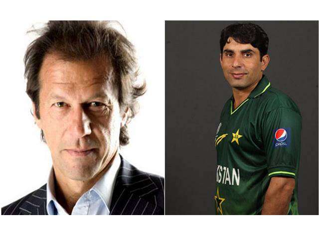 ورلڈ کپ کے آئندہ میچوں میں 5 باﺅلرزٹیم میں شامل کریں: عمران خان کا مصباح الحق کو مشورہ