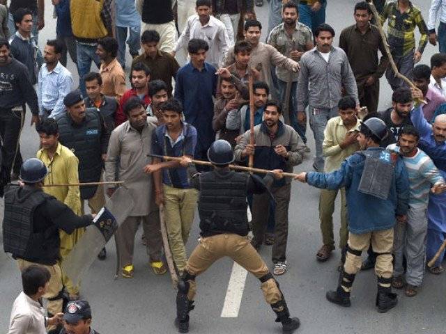 یو حنا آباد میں دو افراد کو جلانے اور تو ڑ پھو ڑ کرنے والے 28افراد گرفتار 
