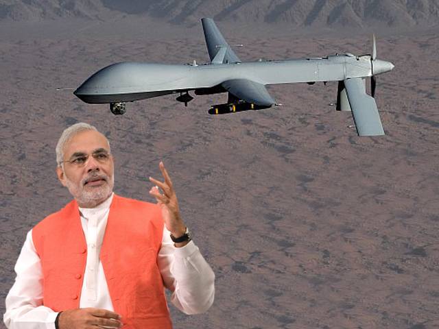 بھارت کااپنے شہریوں کی آنکھوں میں مرچیں ڈالنے کا منصوبہ،ڈرون استعمال ہوگا