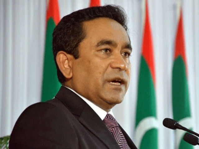 مالدیپ کے صدر کی ایوان صدر آمد،ممنون حسین کا استقبال