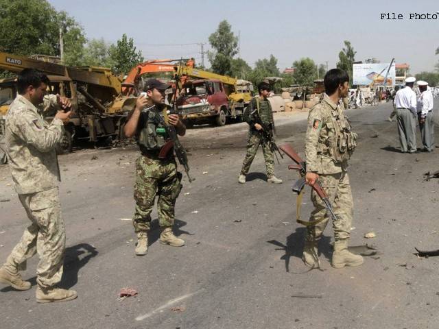 افغانستان میں فوجی چھاﺅنی کے قریب دھماکہ ، 18 افراد جاں بحق 