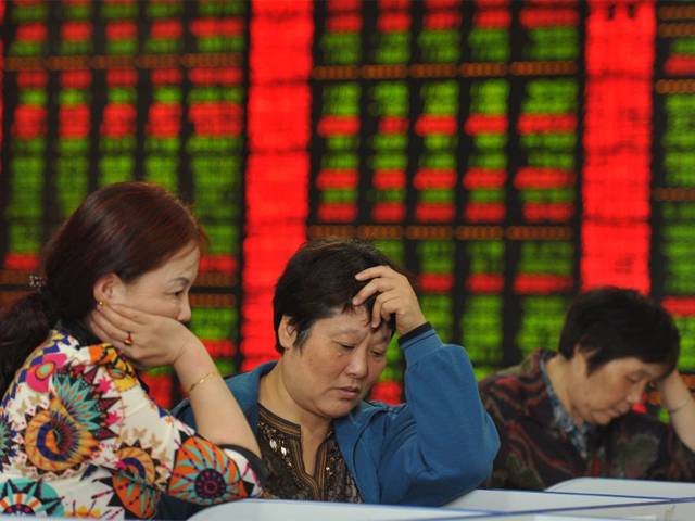 چینی سٹاک مارکیٹ گرنے سے گلوبل سٹاک مارکیٹ میں سرمایہ کاروں کے5ٹریلین ڈالرڈوب گئے