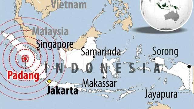 انڈونیشیا کے جزیرے سماٹرا میں 6.2شدت کا زلزلہ ، نقصانات کا جائزہ لیا جا رہا ہے : جیولوجیکل ڈیپارٹمنٹ