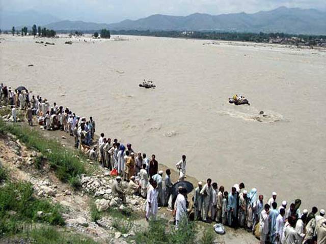 دریائے سوات بھپر گیا،درشخیلہ کو شدید خطرہ لاحق