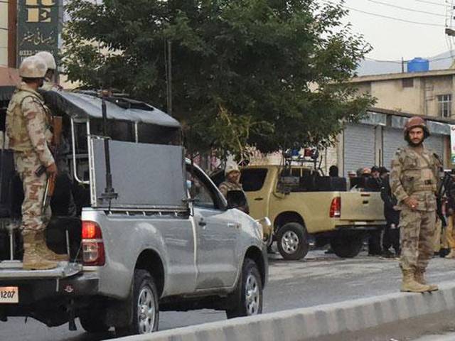 تربت: دشت میں ایف سی کی گاڑی کے قریب دھماکہ: چھ اہلکار زخمی