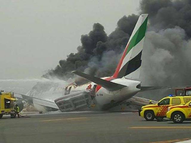 ایمریٹس ایئرلائن کو ہوا کا رخ بدلنے کی وجہ سے حادثہ پیش آیا