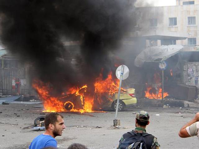 شام کے شہردرعامیں پولیس اسٹیشن میں خودکش دھماکے میں 11افراد جاں بحق