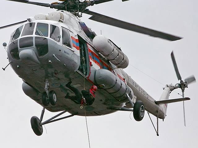 سائبیریا کے شمال مغربی علاقے میں ایم آئی 8 ہیلی کاپٹر گر کر تباہ ، 19افراد ہلاک