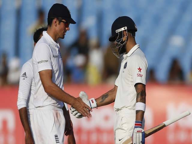 بھارت اور انگلینڈ کے درمیان پہلا ٹیسٹ میچ بغیر نتیجہ ختم 