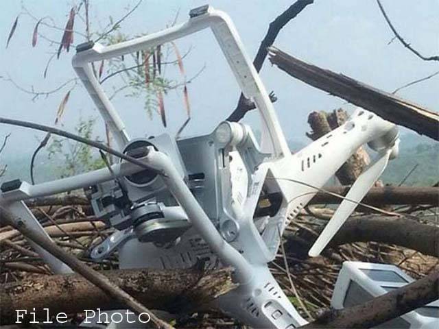 بھارتی ڈرون طیارہ پاکستانی حدود میں ڈھیر ہوگیا