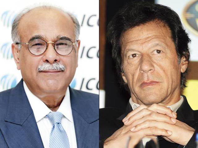 نجم سیٹھی کا سپاٹ فکسنگ کے خاتمے کی بات کرنا مذاق ہے : عمران خان