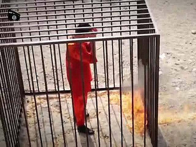 ’اس کے پنجرے کو آگ لگانے سے پہلے اس سے کہا تھا کہ۔۔۔‘ 2 سال قبل اردن کے اس پائلٹ کو جلانے والا داعش کا کارکن منظر عام پر آگیا، ایسا انکشاف کردیا کہ جان کر آپ بھی کانپ اٹھیں