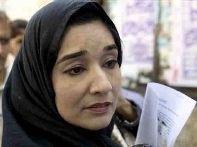 حسین حقانی سچ اُگل دیں عافیہ کو انہوں نے ہی مقدمہ میں پھنسایا: فوزیہ صدیقی