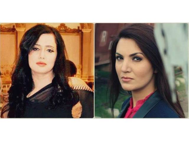 ریحام خان اور خاتون صحافی مہر تارڑ کے درمیان ٹویٹر پر لفظی جنگ چھڑ گئی