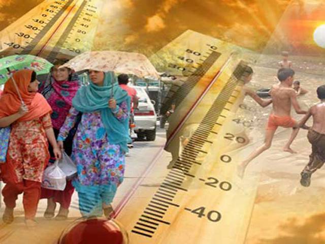 لاڑکانہ ، سبی ، فیصل آباد اور ڈیرہ اسماعیل خان میں گرمی کے گزشتہ ریکارڈ ٹوٹ گئے ،آج بھی بیشتر علاقوں میں سورج سوا نیزے پر رہے گا : محکمہ موسمیات