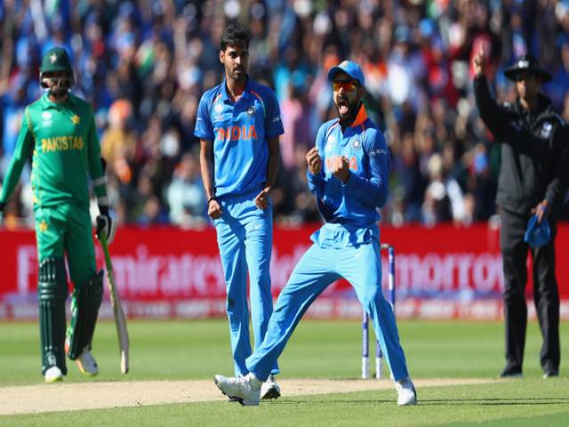 آئی سی سی چمپیئنز ٹرافی،پاکستان کی بیٹنگ لائن ریت کی دیوار ثابت ہوئی، بھارت نے گرین شرٹس کو 124 رنز سے شکست دے دی