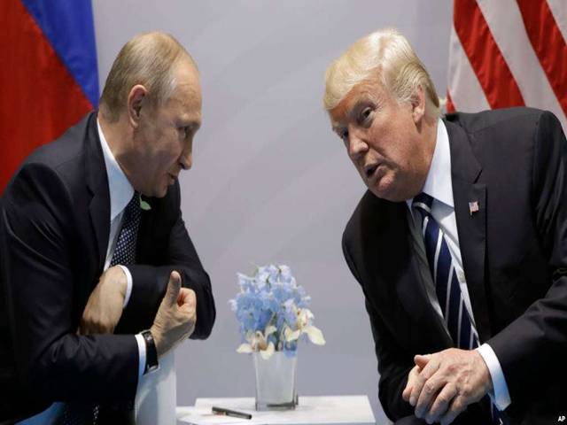 ٹرمپ اور پیوٹن کے درمیان ملاقات، اپنے روسی ہم منصب کے ساتھ بہت سی باتوں پر گفتگو ہوئی: امریکی صدر 