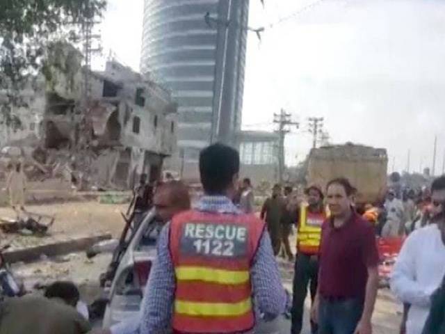 لاہور دھماکے کے نتیجے میں ہونے ہونے والے جانی نقصان پر سیاسی جماعتوں کے رہنماﺅں کا اظہار افسوس