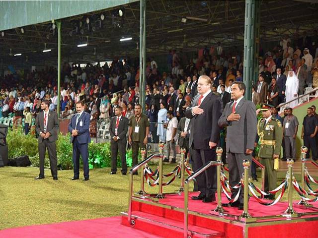 وزیر اعظم پاکستان کی مالدیپ کے یوم آزادی کی تقریب میں شرکت، مہمان خصوصی کا پرتپاک استقبال کیا گیا 