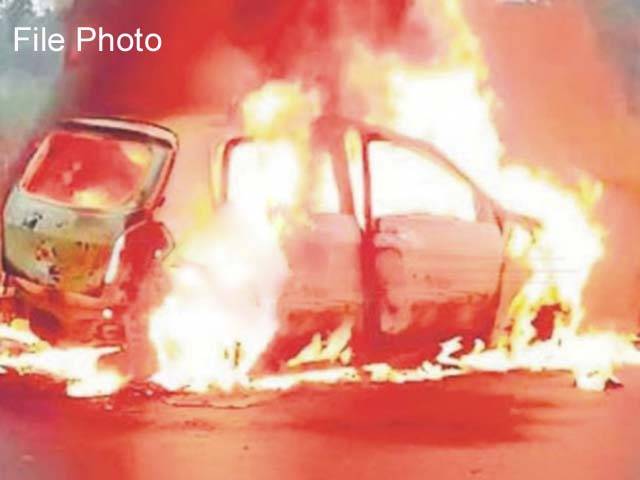 بیت لحم، بد بخت بیٹوں نے باپ کو قتل کرکے لاش گاڑی سمیت جلا دی 