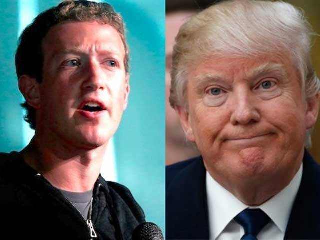  امریکی صدر کے فیس بک پر الزامات بے بنیاد ہیں، مارک زکر برگ