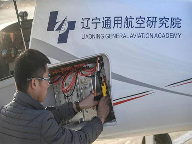 چین نے پہلا الیکٹرک طیارہ تیار کرلیا ، رفتار 160 کلومیٹر فی گھنٹہ 