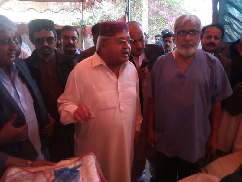 پیپلزپارٹی رہنما سید علی مردان شاہ کے تعاون سے عمر کوٹ میں تین روزہ مفت آئی کیمپ کا انعقاد