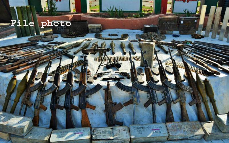 جنوبی وزیرستان، سکیورٹی فورسز کی کارروائی میں گھر سے بھاری تعداد میں اسلحہ و گولہ بارود برآمد