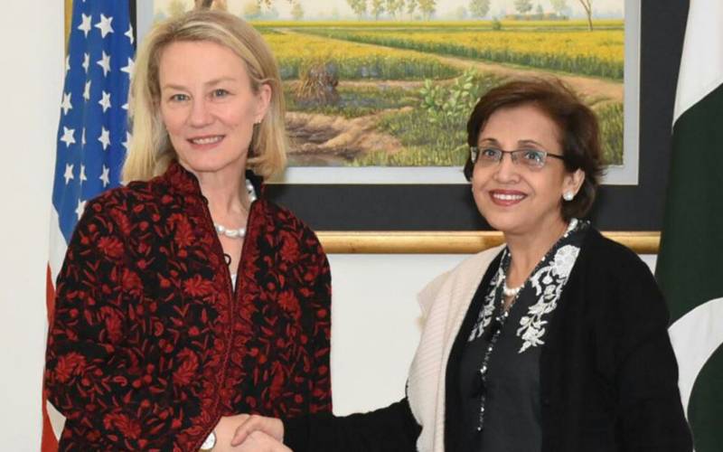 قائم مقام امریکی وزیر خارجہ ایلس ویلز پاکستان پہنچ گئیں ، سیکرٹری خارجہ تہمینہ جنجوعہ سے ملاقات