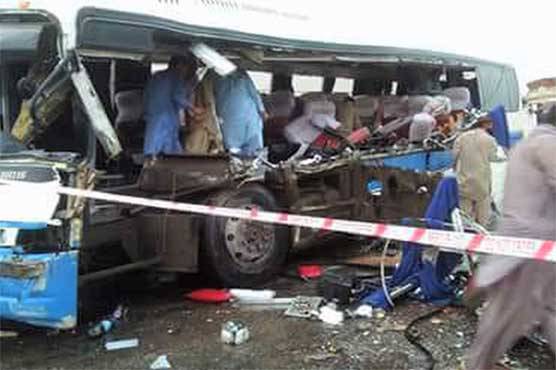رحیم یار خان، قومی شاہراہ پر بس اور ٹرک میں تصادم،6 مسافرجاں بحق