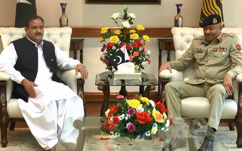  کور کمانڈر لاہور لیفٹیننٹ جنرل عامر ریاض کی وزیر اعلیٰ پنجاب سے ملاقات،باہمی دلچسپی کے امور اور پاک فوج کی پیشہ ورانہ سرگرمیوں پر تبادلہ خیال