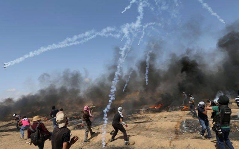 اسرائیلی فوج کی فائرنگ سے 6 فلسطینی شہید، 250 زخمی