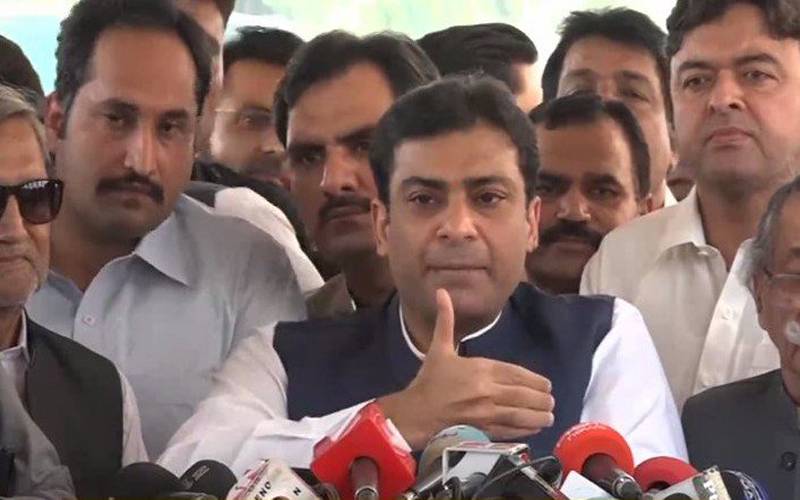 معطل ارکان کی بحالی تک ایوان میں نہیں جائیں گے،حمزہ شہباز