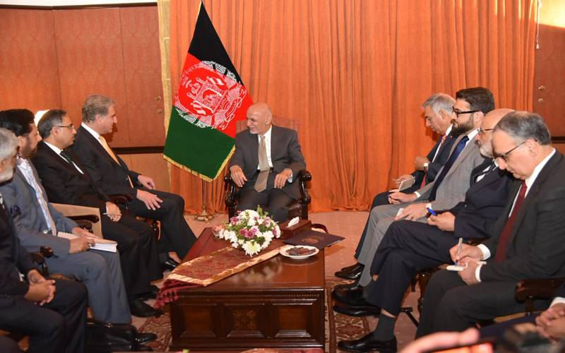 وزیر خارجہ سے افغان صدر کی ملاقات،دوطرفہ تعلقات،افغان امن عمل اور باہمی دلچسپی کے امور پر تبادلہ خیال