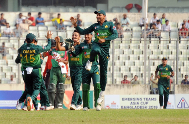 پاکستان نے بنگلہ دیش کو شکست دے کر ایمرجنگ ٹیمز ایشیاءکپ جیت لیا