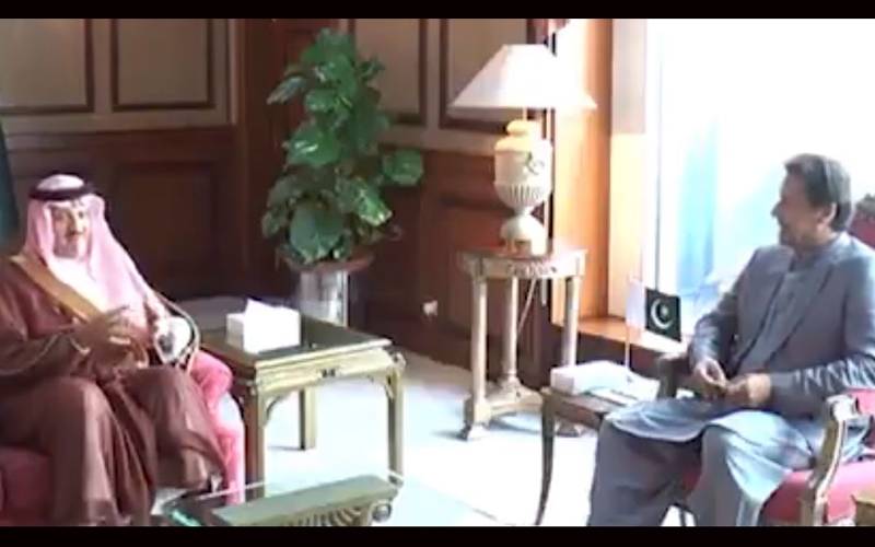 وزیراعظم عمران خان سے سعودی شہزادے کی ملاقات،اسلامو فوبیا،پاک سعودی تعلقات پر گفتگو