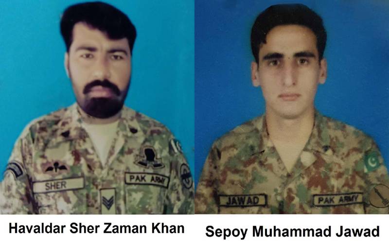 سکیورٹی فورسز کا آپریشن، 2 دہشتگرد ہلاک، پاک فوج کے 2 جوان شہید