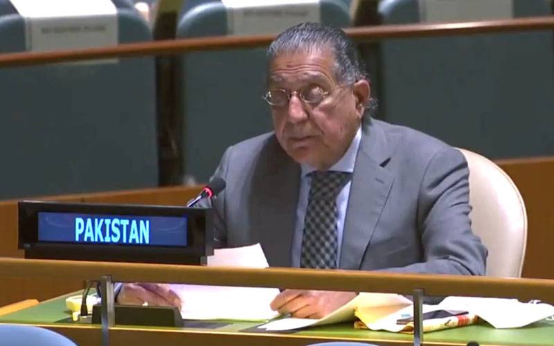 پاکستان نے بھارت کا گھناؤنا چہرہ بے نقاب کردیا، دہشت گردی میں ملوث ڈوزیئر اقوام متحدہ میں پیش کردیئے