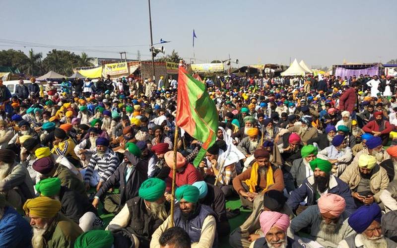 بھارتی کسانوں کے احتجاج میں شدت، لال قلعے پر خالصہ پرچم لہرانے کا اعلان