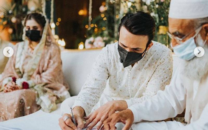 پاکستان کے معروف اداکار نے اپنی دوست کے ساتھ شادی کر لی ، تصاویر وائرل 