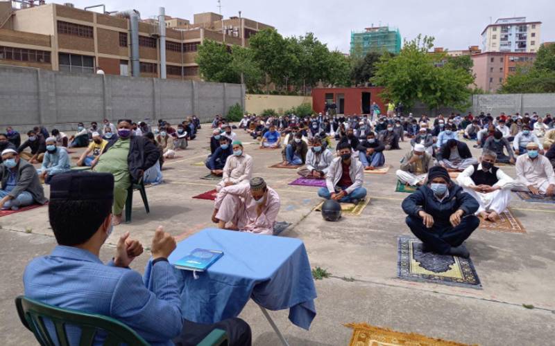 بارسلونا میں جمعتہ الوداع کے اجتماعات،کورونا وبا سے نجات کے لیے خصوصی دعائیں 
