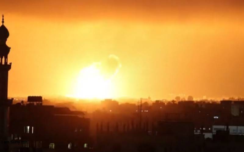 اسرائیلی جنگی طیاروں کے صبح سویرے پھر غزہ پر حملے ، عمارتوں کو نشانہ بنایا 