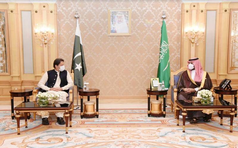 وزیر اعظم کی محمد بن سلمان سے ملاقات، بین الاقوامی برادری افغان بحران ختم کرنے میں کردار ادا کرے، عمران خان  